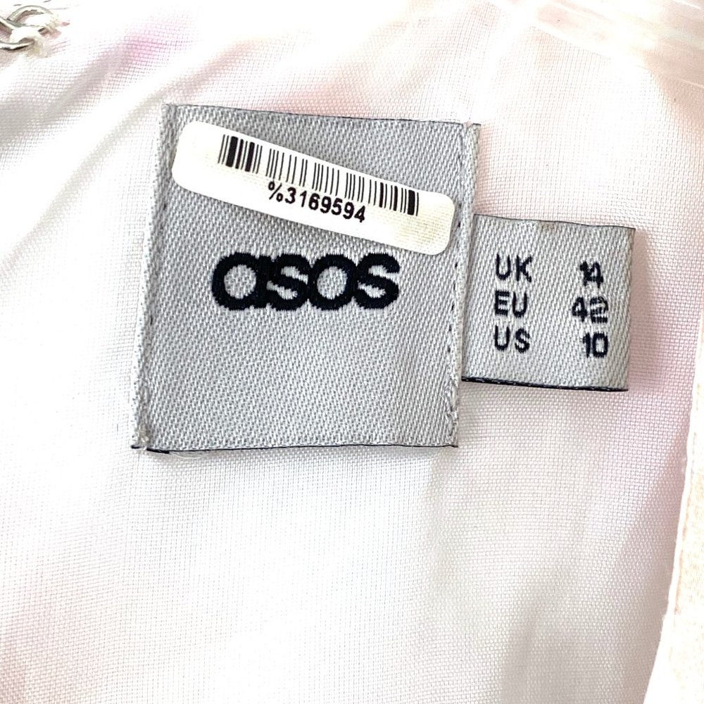 NEW ASOS Midi Floral Pleated Dress - Picture 2 of 5